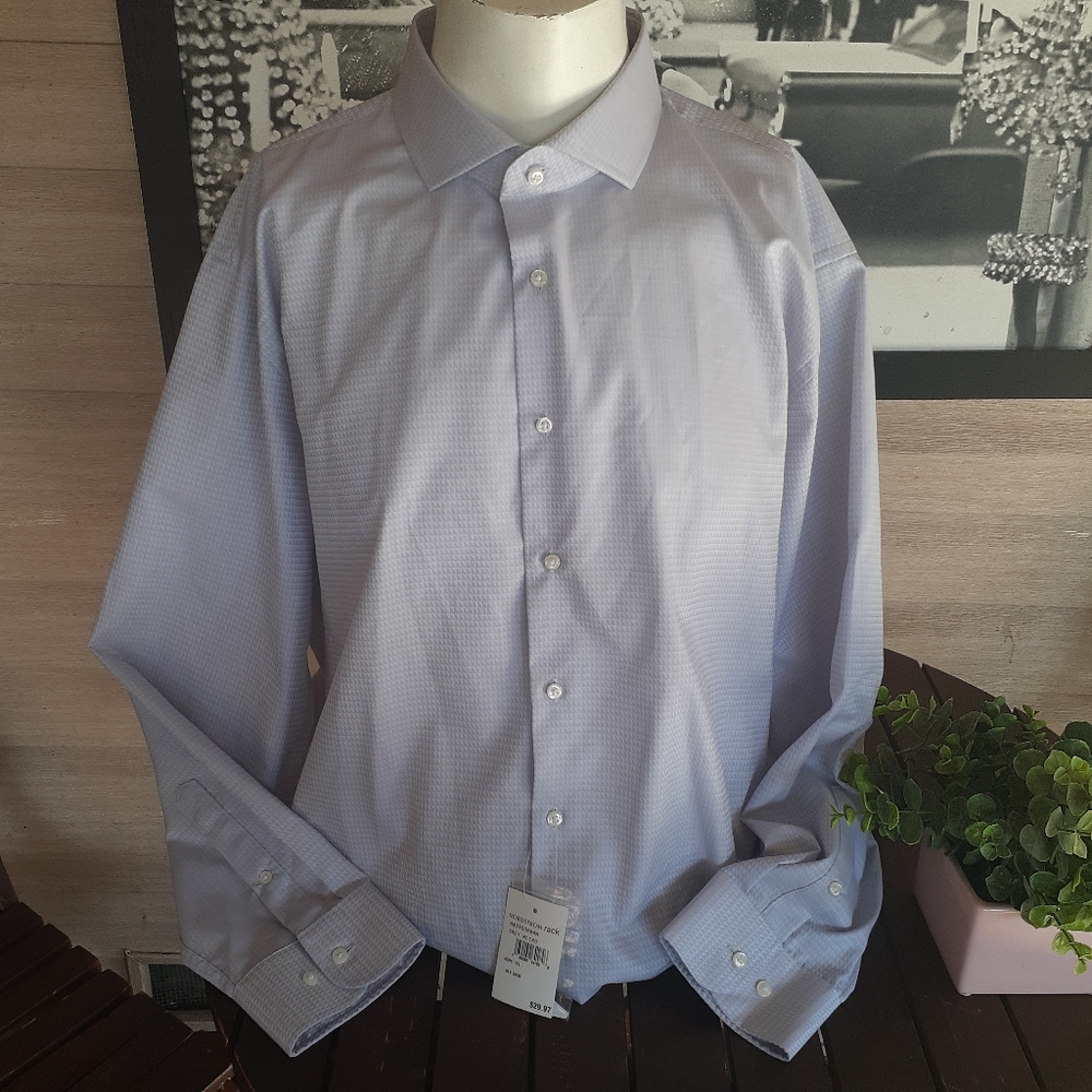 NWT Nordstom Rack Trim Fit Long Sleeve Button Down